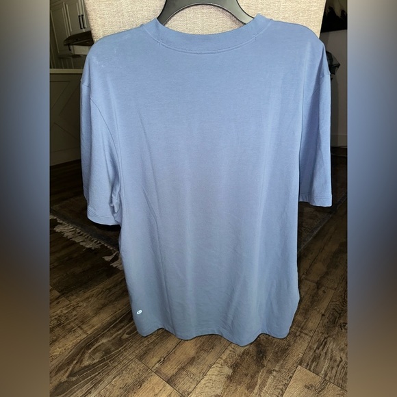 Lululemon Men’s Size L Zeroed In Short-Sleeve Shirt, Blue - Picture 3 of 6
